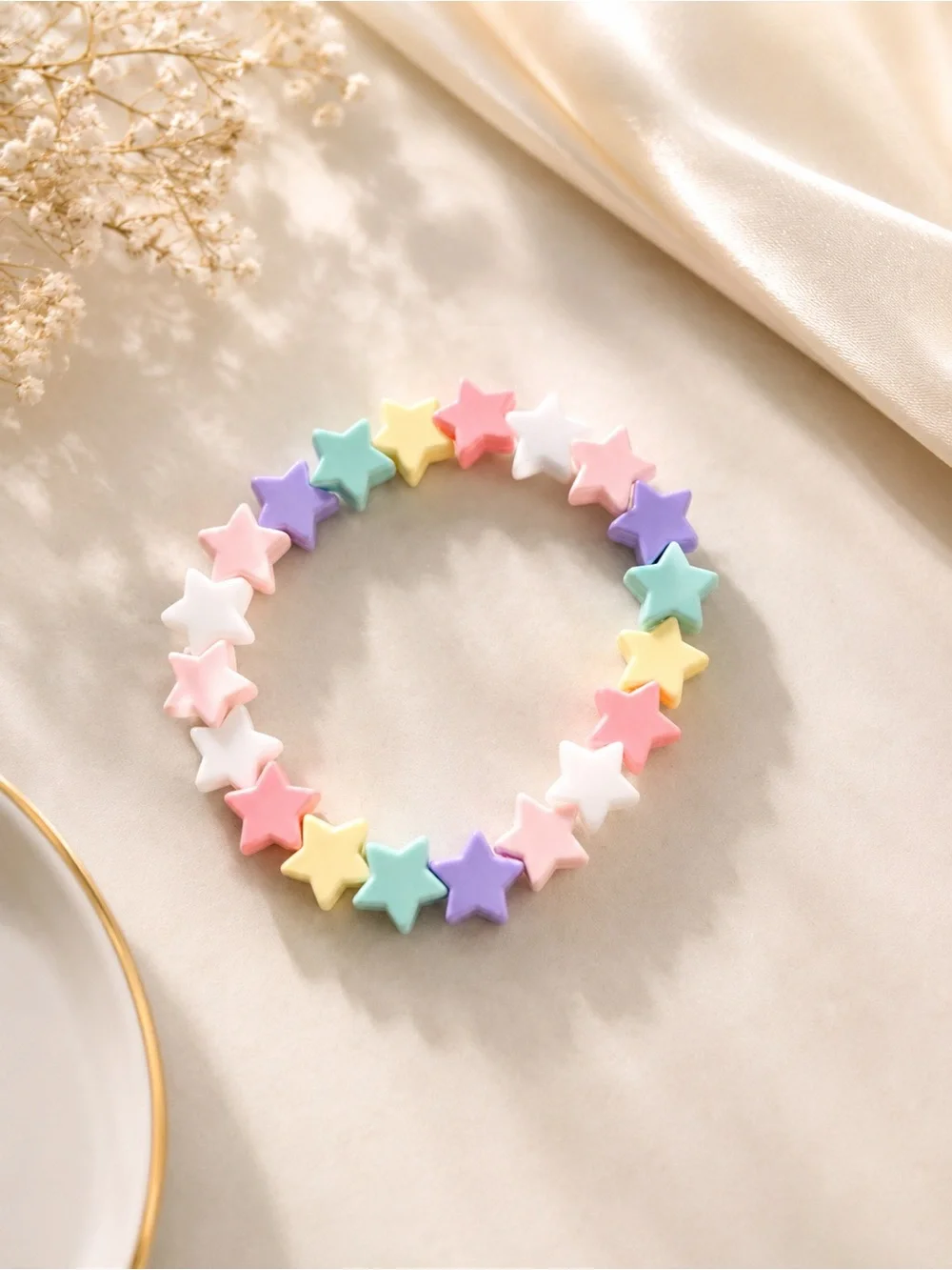 Pastel Star Kids Bracelet - Multicolor